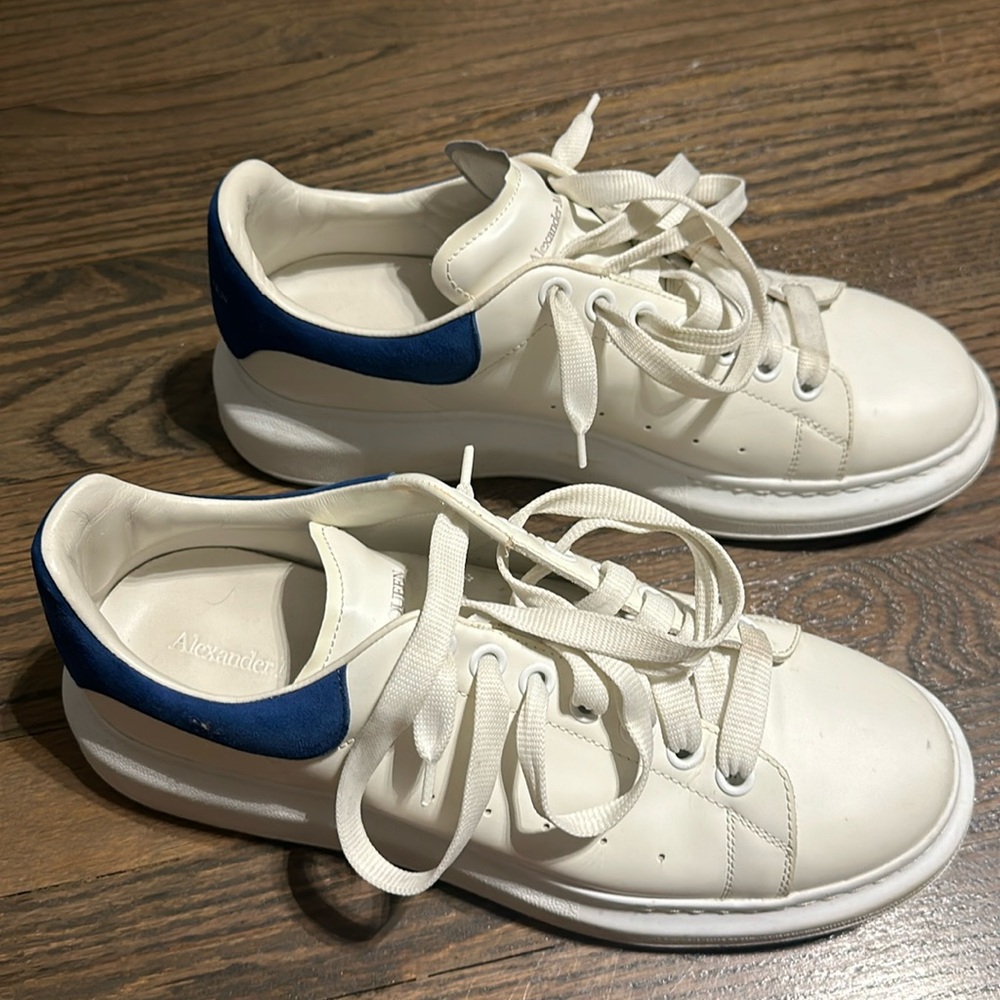 Alexander Mcqueen Oversized Sneaker “White Paris Blue”